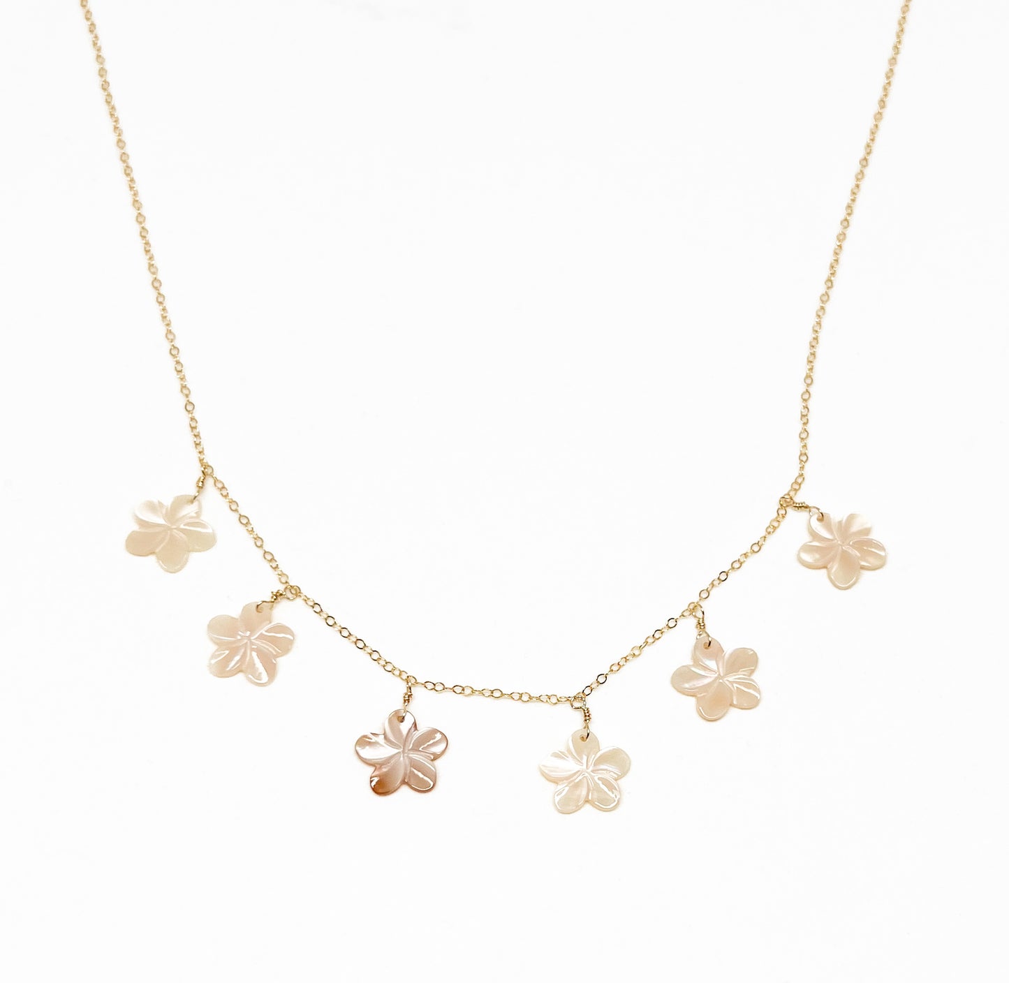 Plumeria necklace