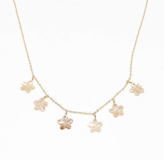 Plumeria necklace