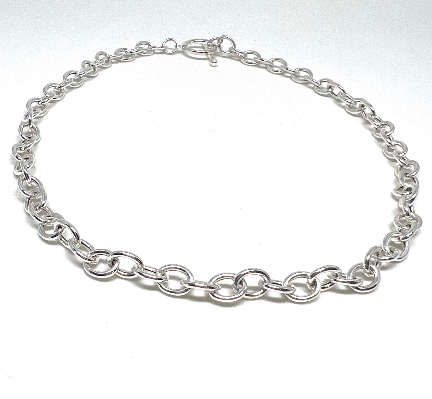 925 Sterling silver chunky necklace