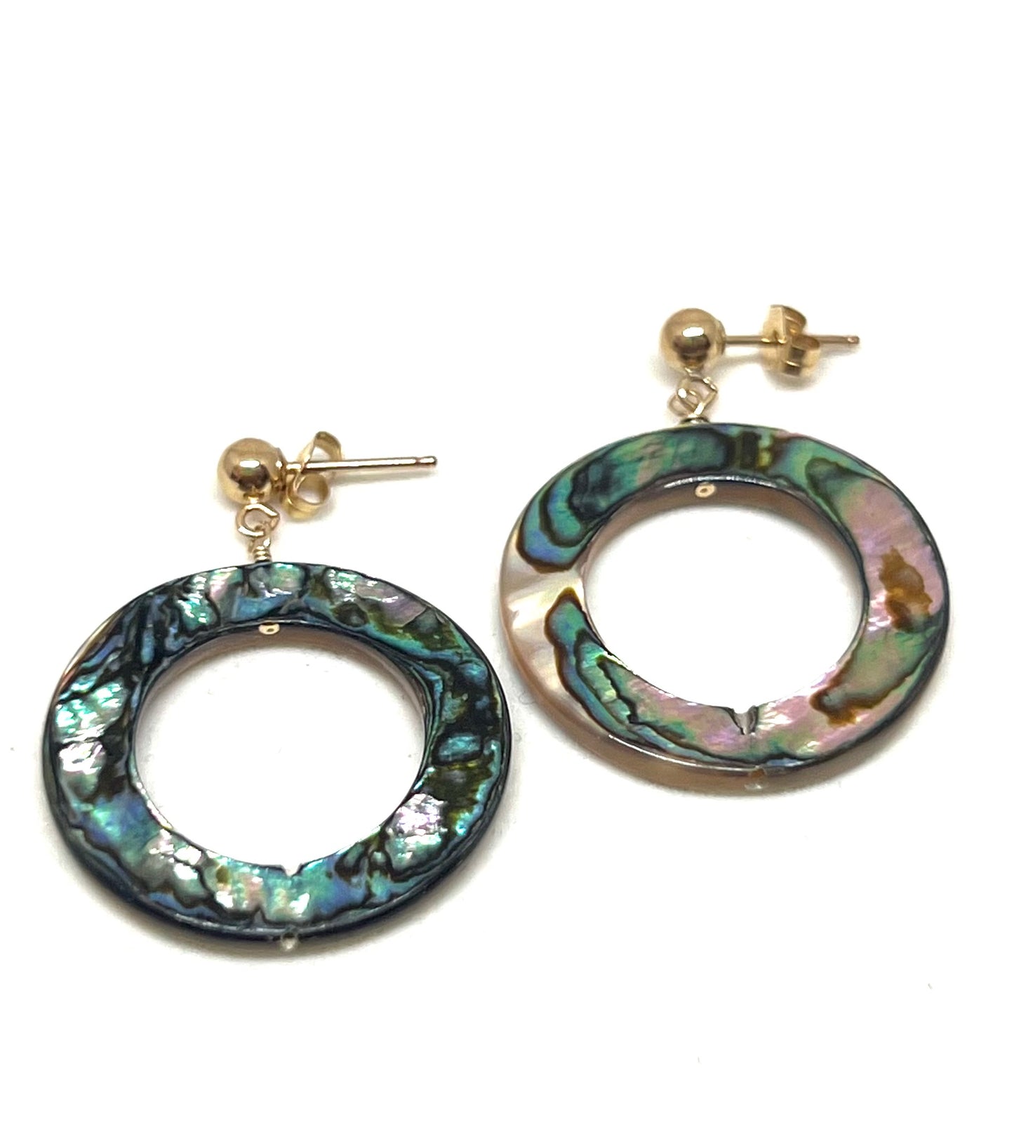 Abalone earrings