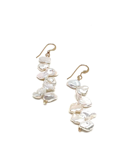 Keshi Pearl earrings