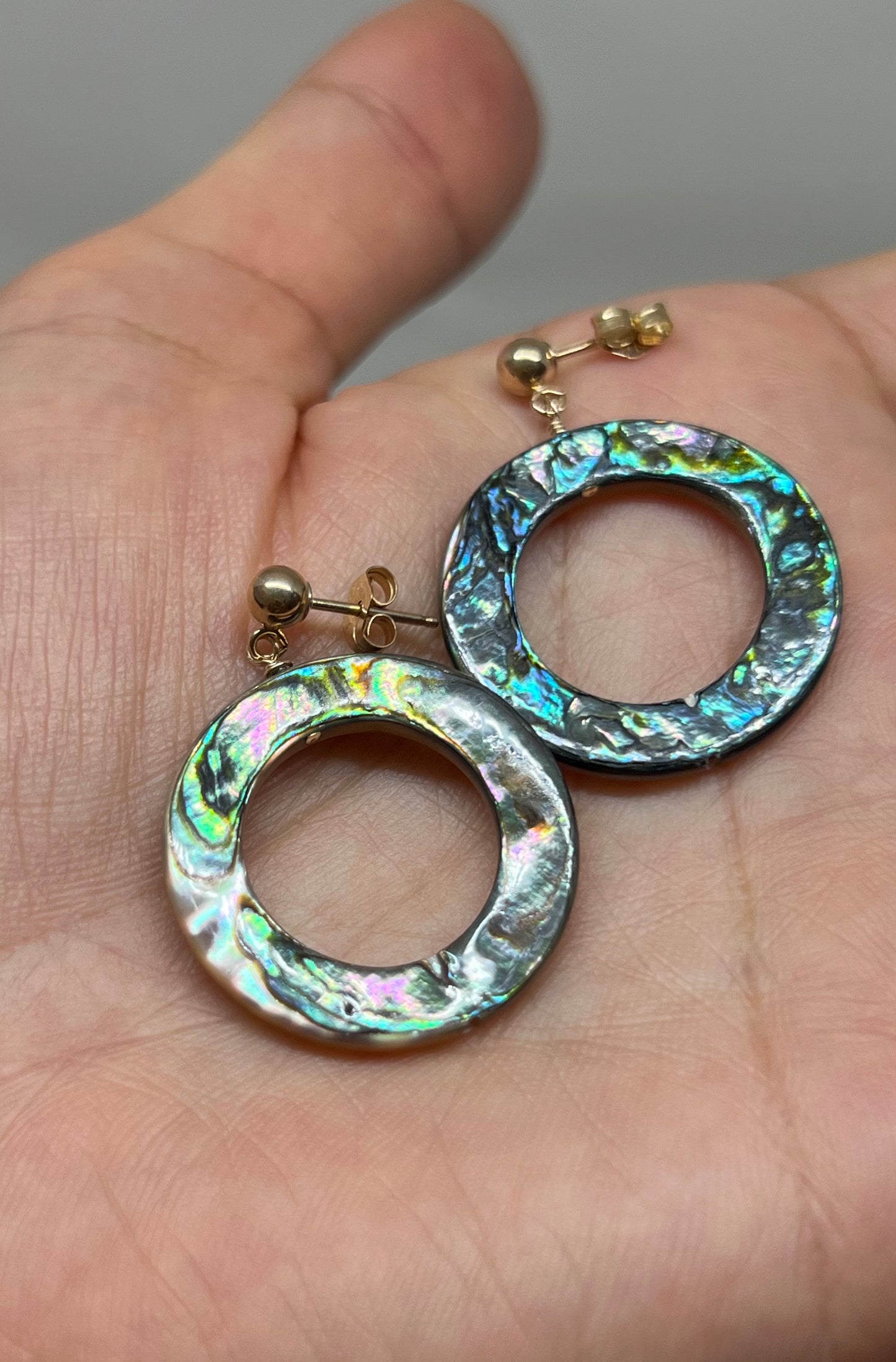 Abalone earrings