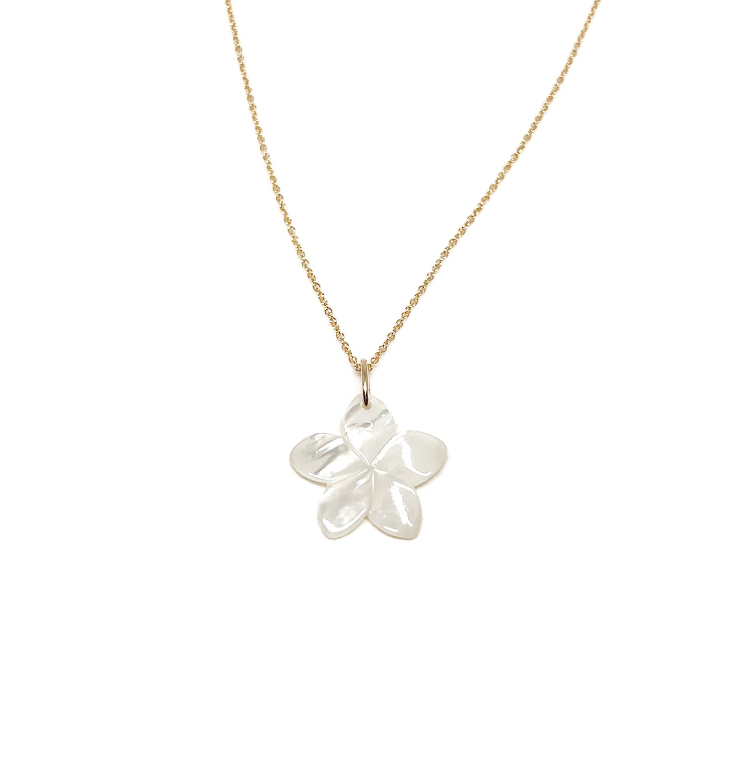 Plumeria necklace