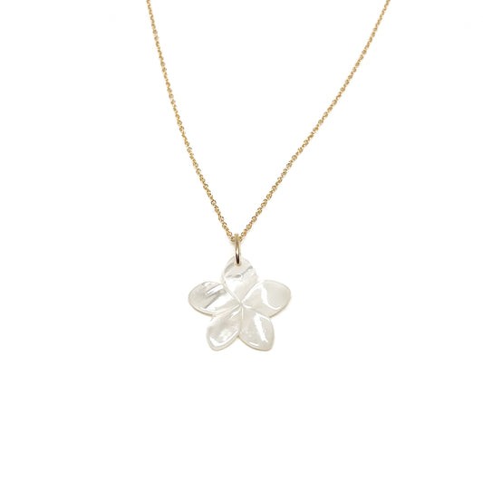 Plumeria necklace